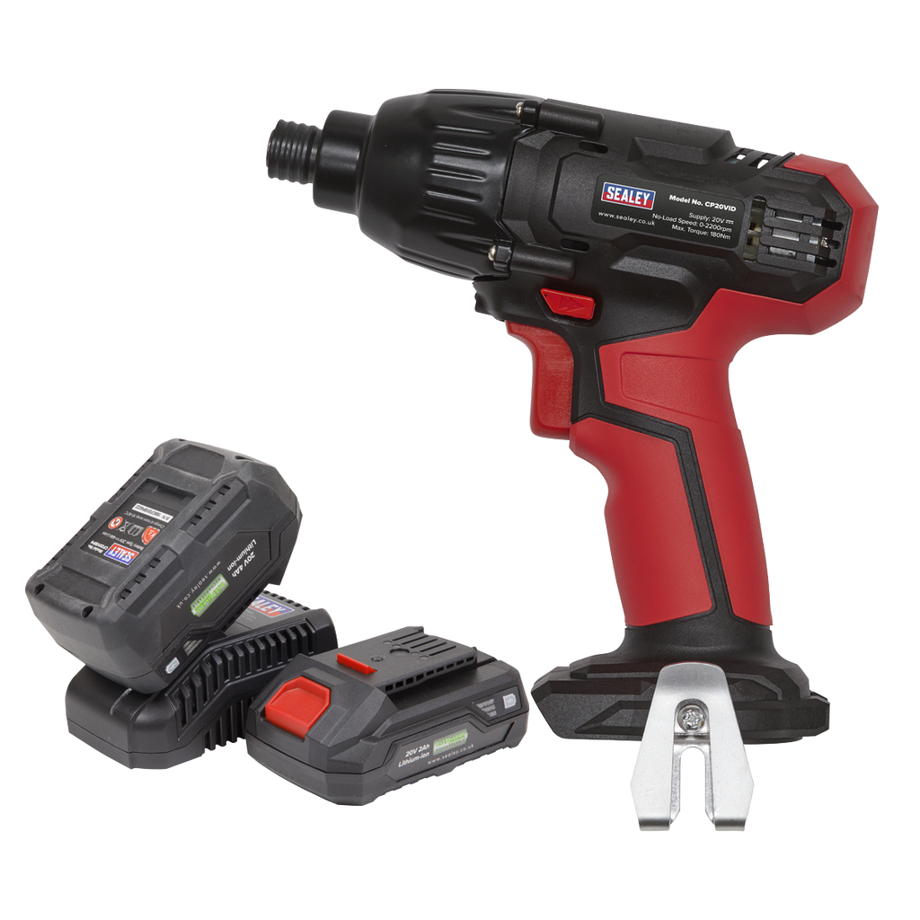 SV20 Series 1/4"Hex Drive Cordless Impact Driver 20V - 2 Bat