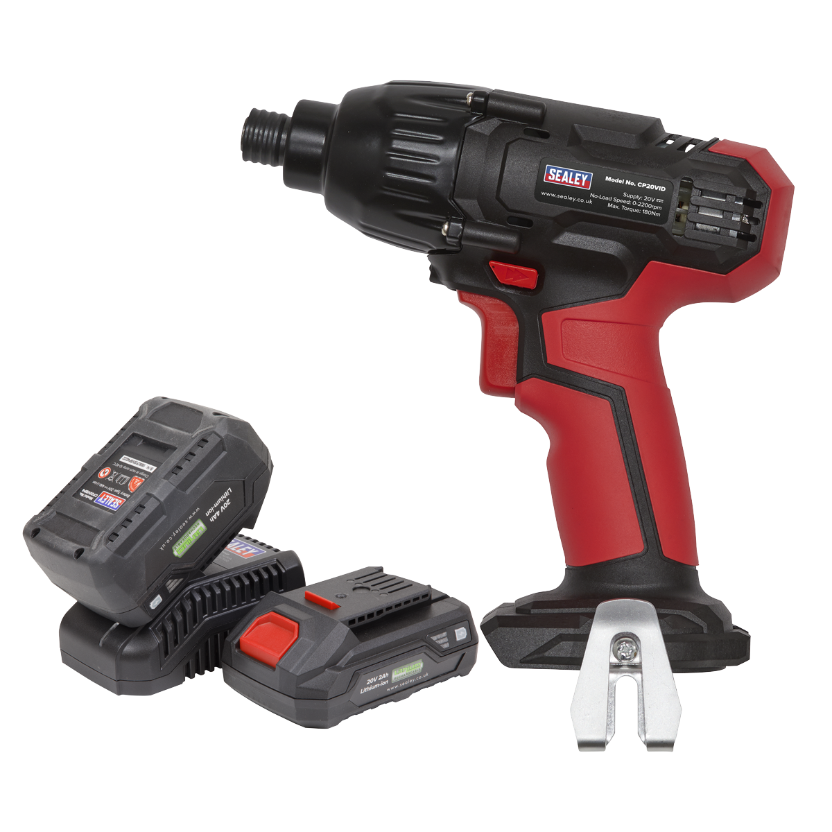 SV20 Series 1/4"Hex Drive Cordless Impact Driver 20V - 2 Bat