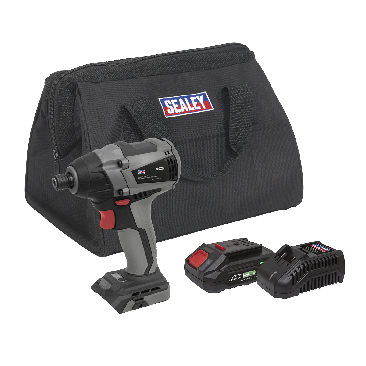 Premier SV20 Series 1/4"Hex Brushless Cordless Impact Driver Kit 20V 2Ah