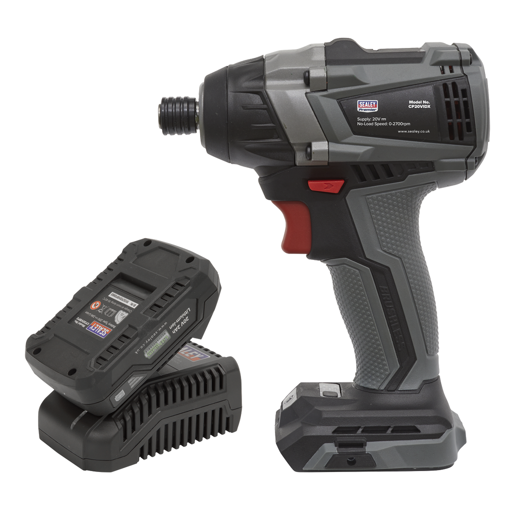 Premier SV20 Series 1/4"Hex Brushless Cordless Impact Driver