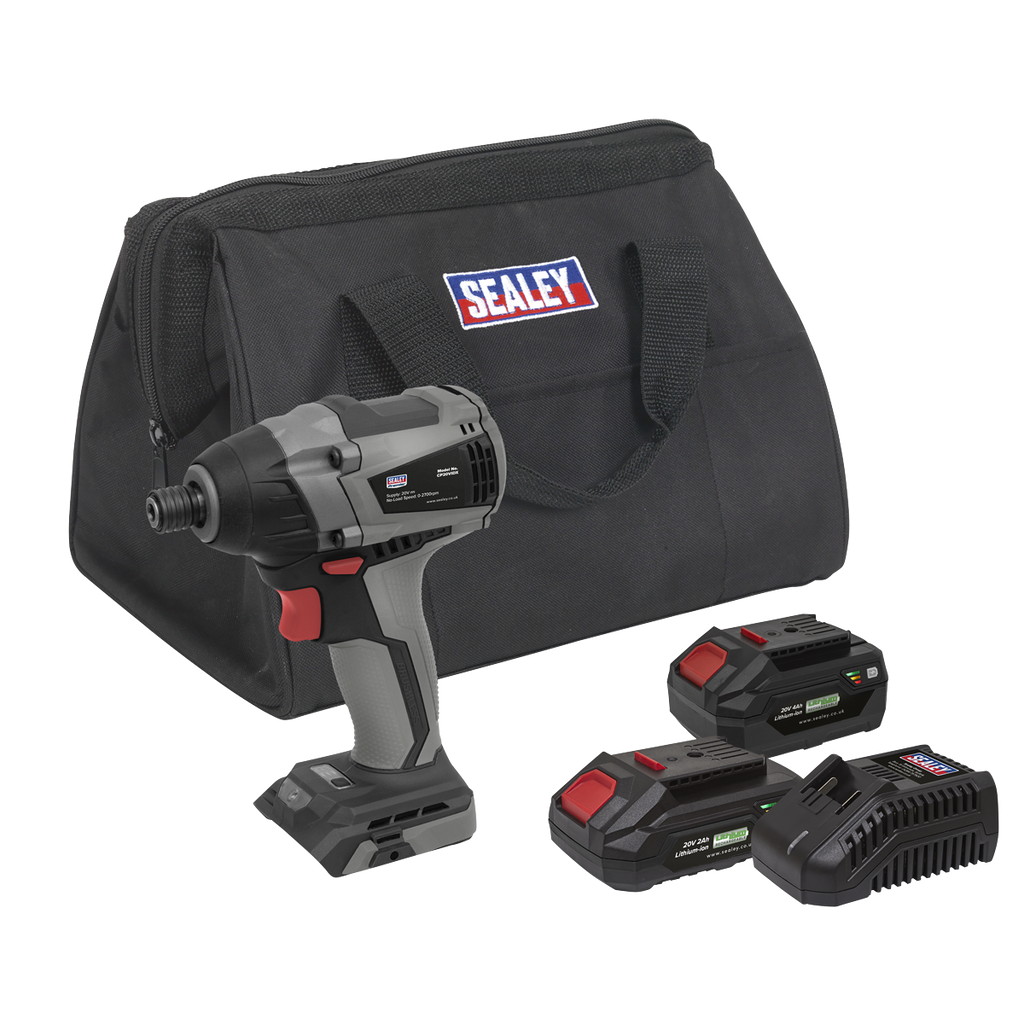 Premier SV20 Series 1/4"Hex Brushless Cordless Impact Driver