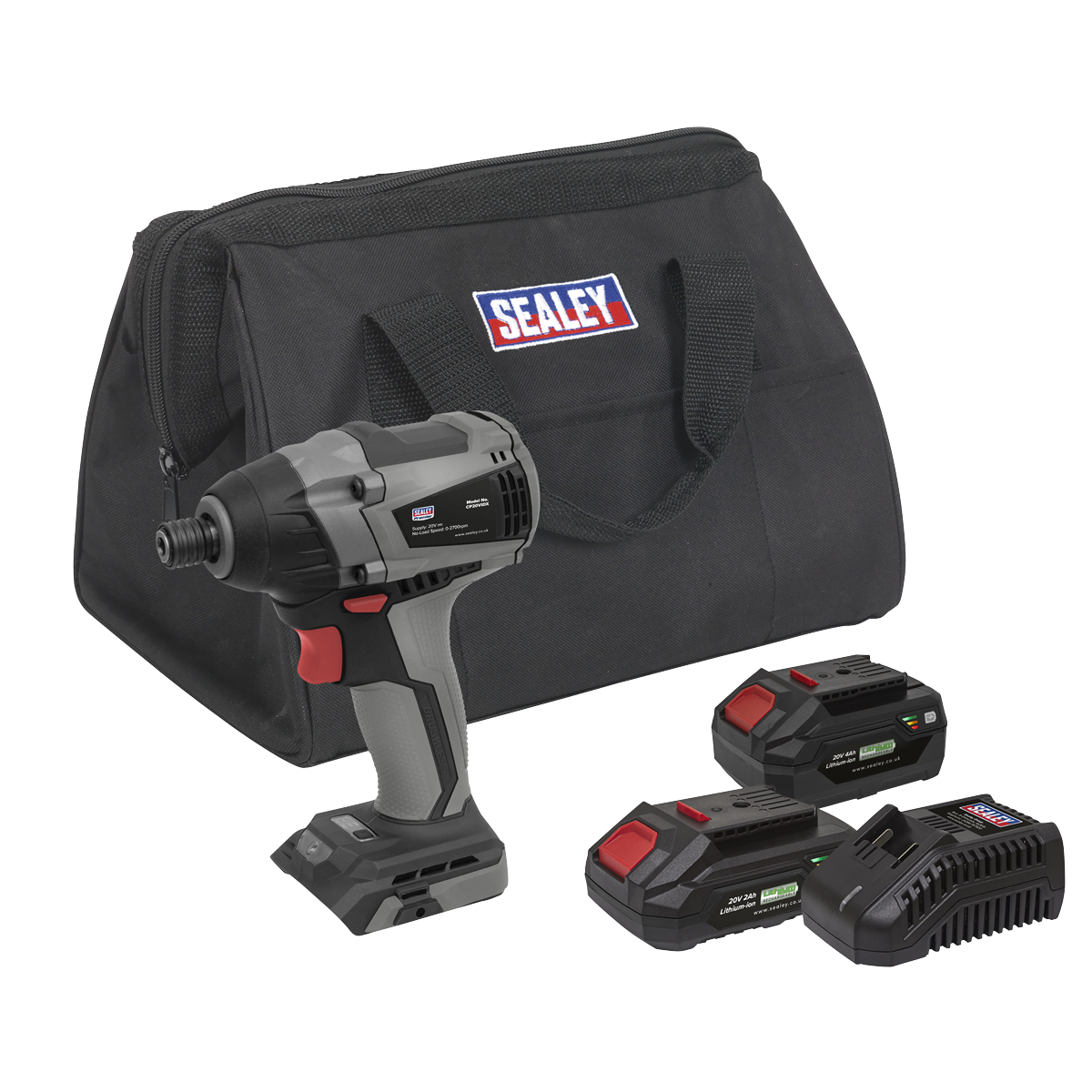Premier SV20 Series 1/4"Hex Brushless Cordless Impact Driver Kit 20V - 2 Batteries