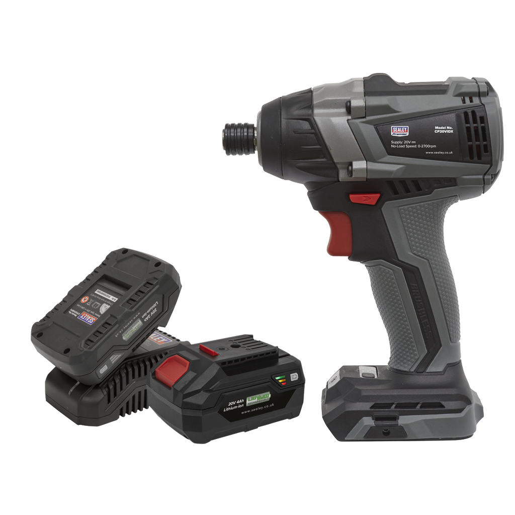 Premier SV20 Series 1/4"Hex Brushless Cordless Impact Driver