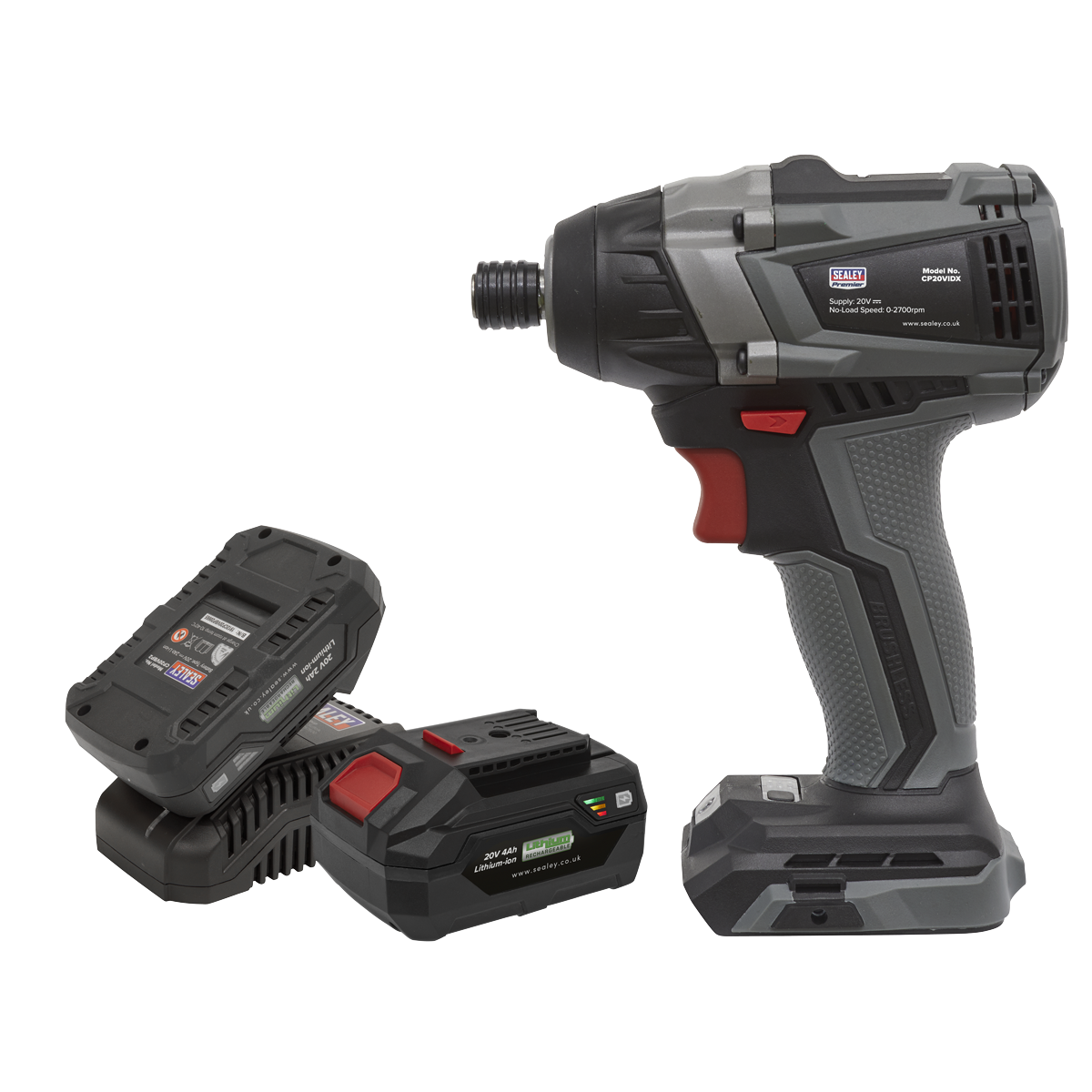 Premier SV20 Series 1/4"Hex Brushless Cordless Impact Driver