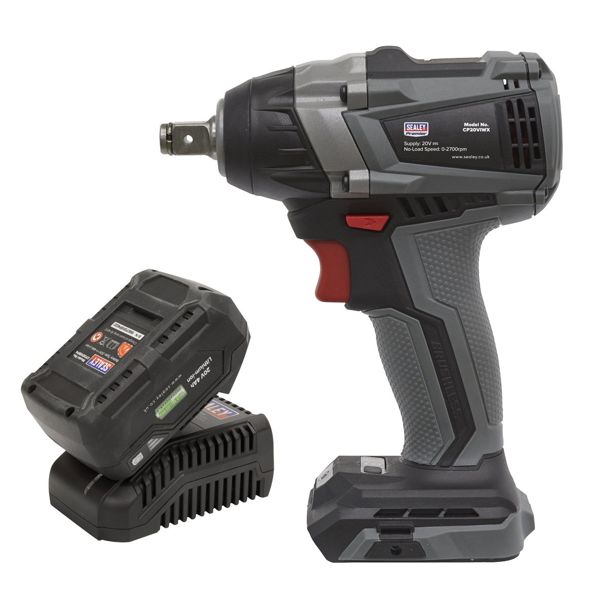 Premier SV20 Series 1/2"Sq Drive Brushless Cordless Impact W