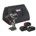 Premier SV20 Series 1/2"Sq Drive Brushless Cordless Impact Wrench Kit 20V 4Ah - 2 Batteries