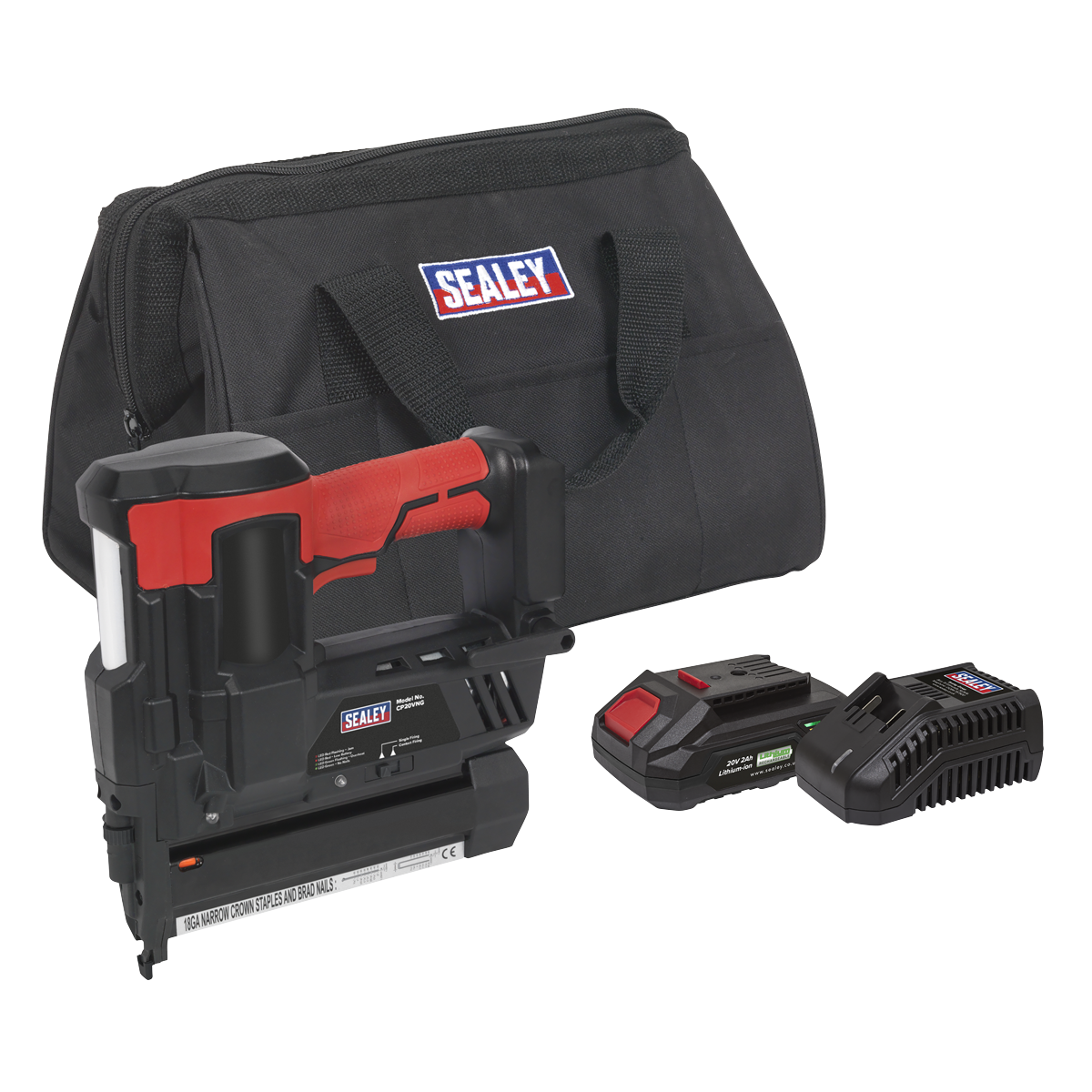 SV20 Series Cordless Nail/Staple Gun Kit 18G 20V 2Ah