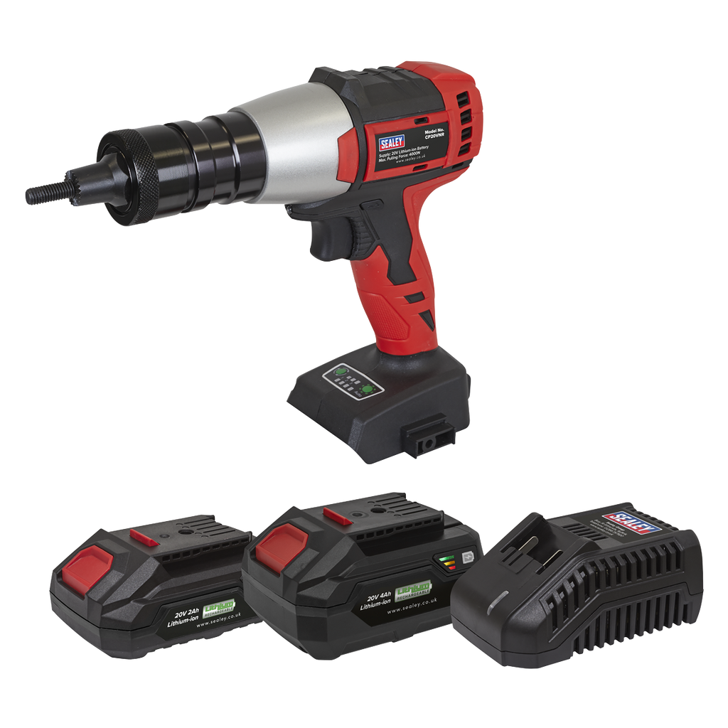 SV20 Series Brushless Cordless Nut Riveter 20V - 2 Batteries