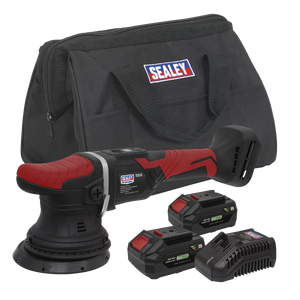 Premier SV20 Series 125mm Cordless Orbital Polisher Kit 20V 4Ah - 2 Batteries
