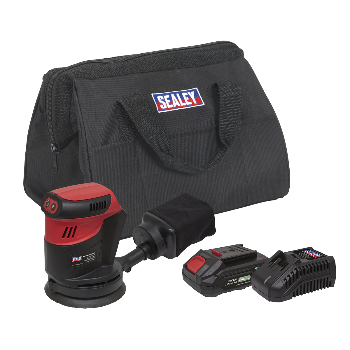 SV20 Series 125mm Cordless Orbital Palm Sander 20V 2Ah