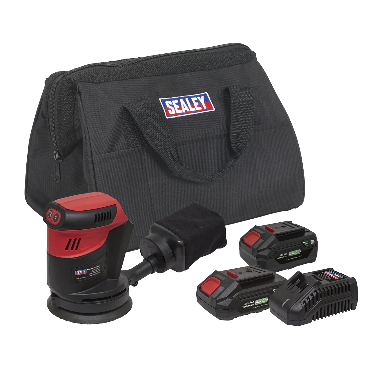 SV20 Series 125mm Cordless Orbital Palm Sander Kit 20V - 2 B