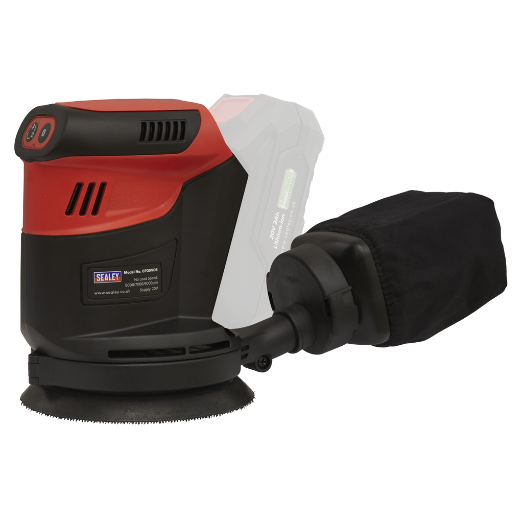 SV20 Series 125mm Cordless Orbital Palm Sander Kit 20V - 2 B