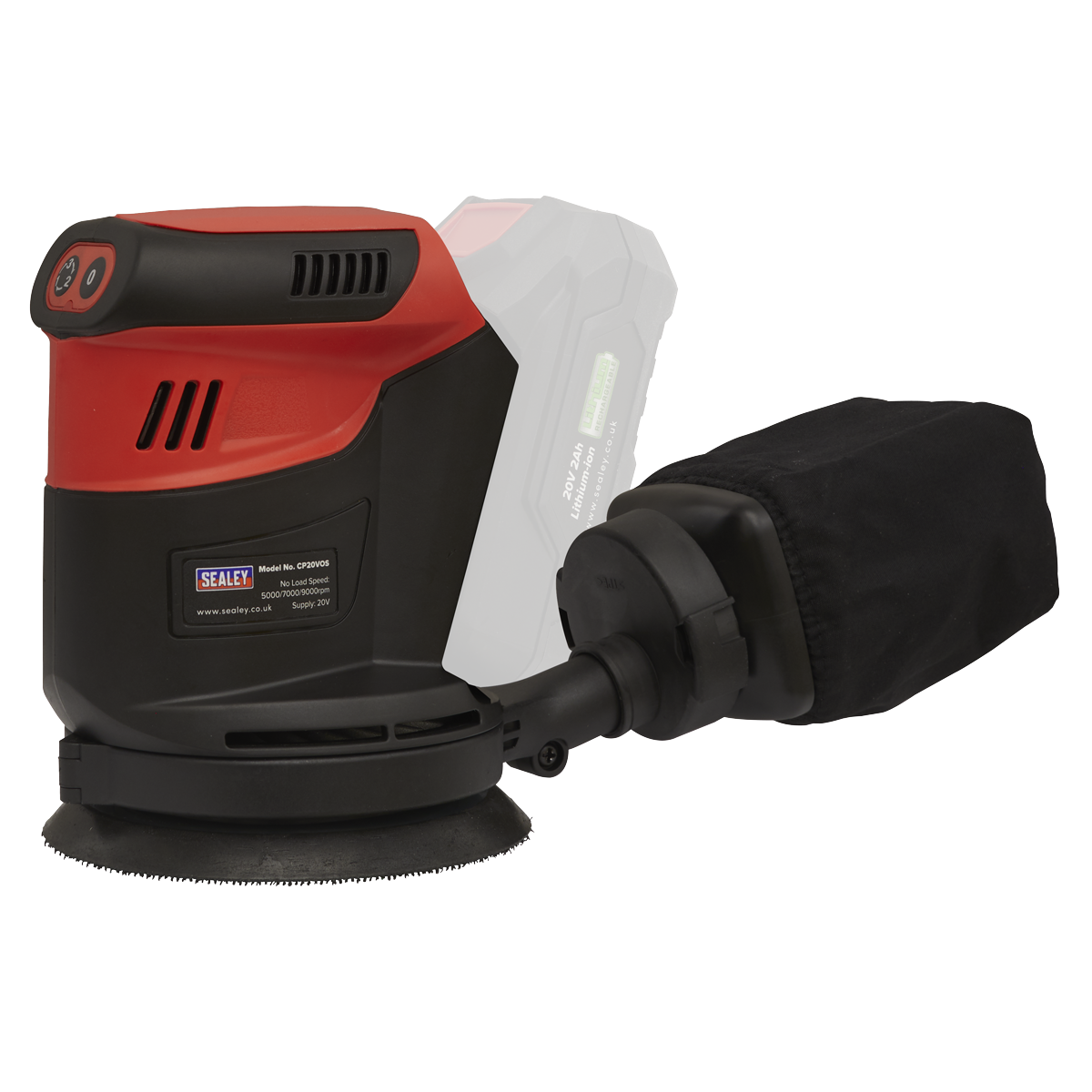 SV20 Series 125mm Cordless Orbital Palm Sander Kit 20V - 2 B