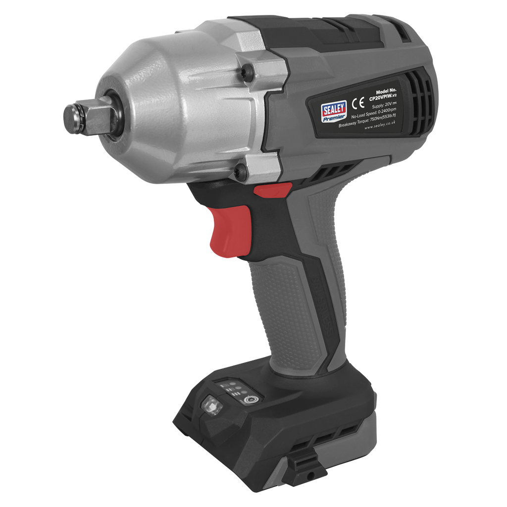 Premier SV20 Series 1/2"Sq Drive Brushless Cordless Impact W