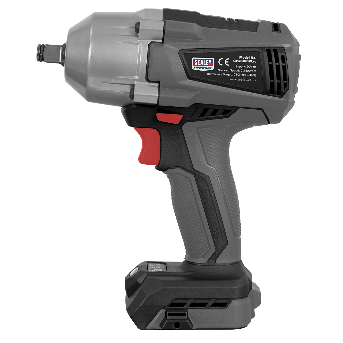Premier SV20 Series 1/2"Sq Drive Brushless Cordless Impact W