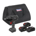 Premier SV20 Series 1/2"Sq Drive Brushless Cordless Impact Wrench Kit 20V 4Ah - 2 Batteries