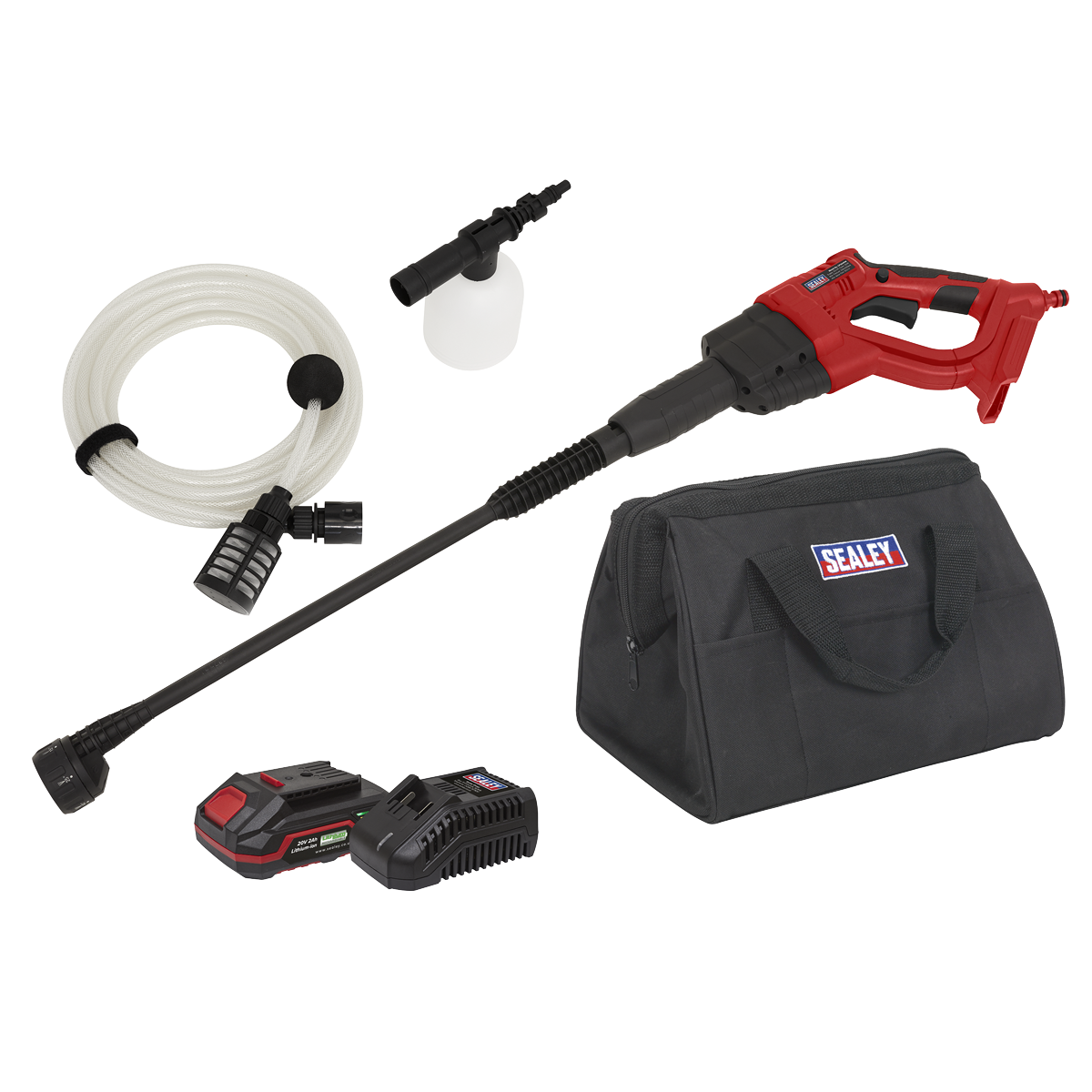 SV20 Series 22Bar Cordless Pressure Washer Kit 20V 2Ah