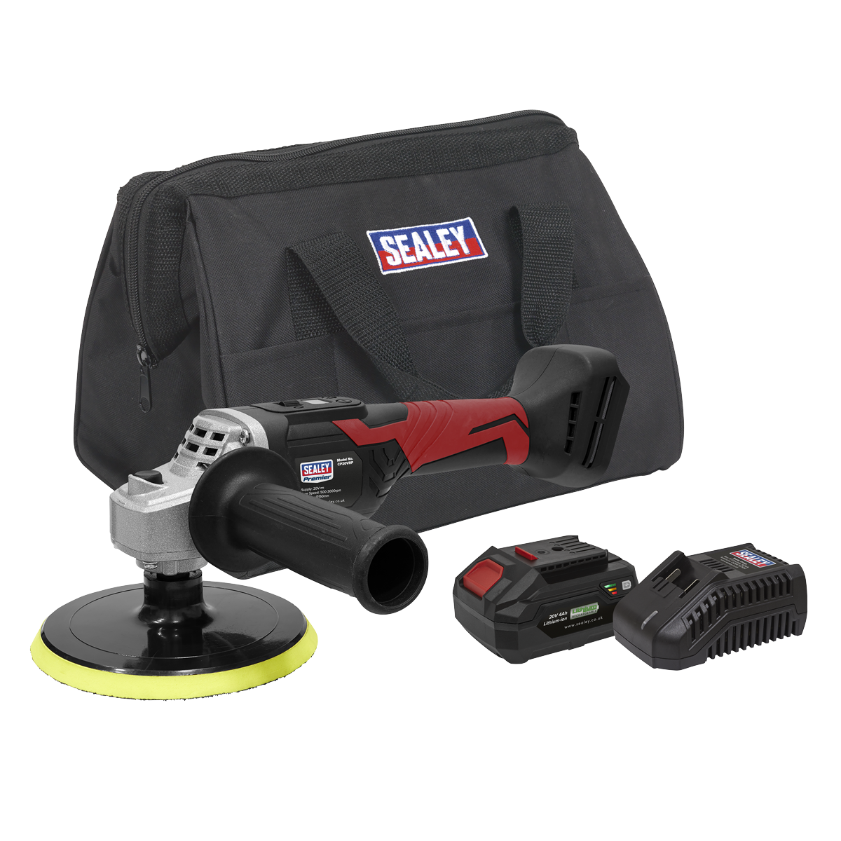 Premier SV20 Series 150mm Cordless Rotary Polisher 20V 4Ah