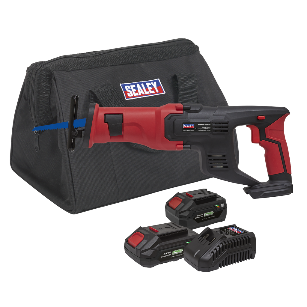 SV20 Series Cordless Reciprocating Saw 20V - 2 Batteries