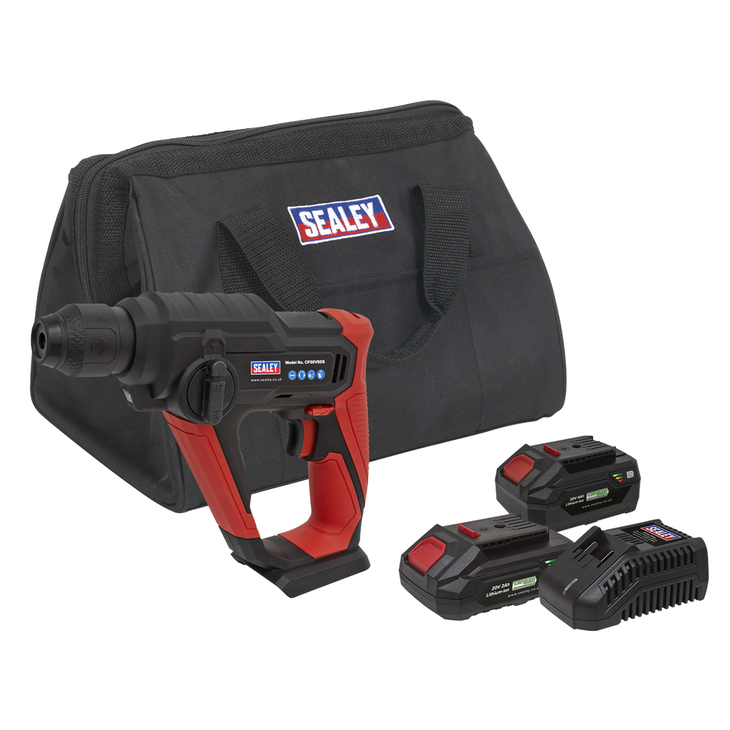 SV20 Series SDS Plus Cordless Rotary Hammer Drill Kit 20V -