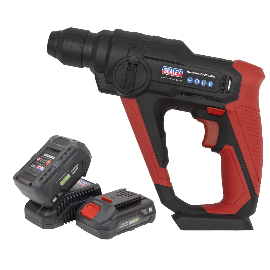 SV20 Series SDS Plus Cordless Rotary Hammer Drill Kit 20V -