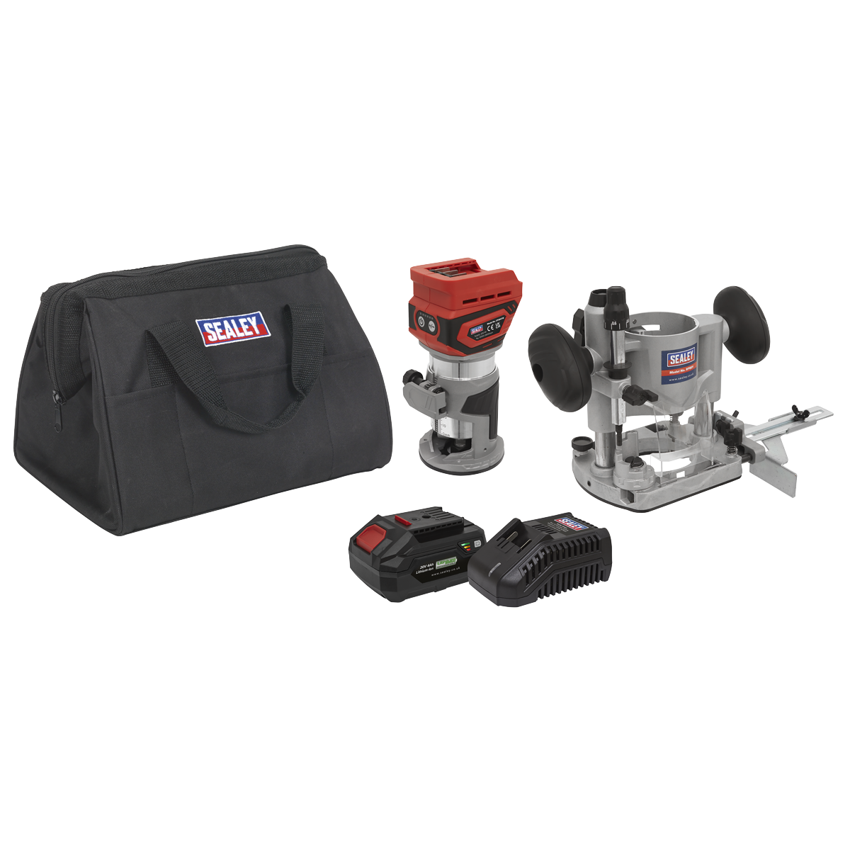 SV20 Series Cordless Trimming Router Kit 20V 4Ah