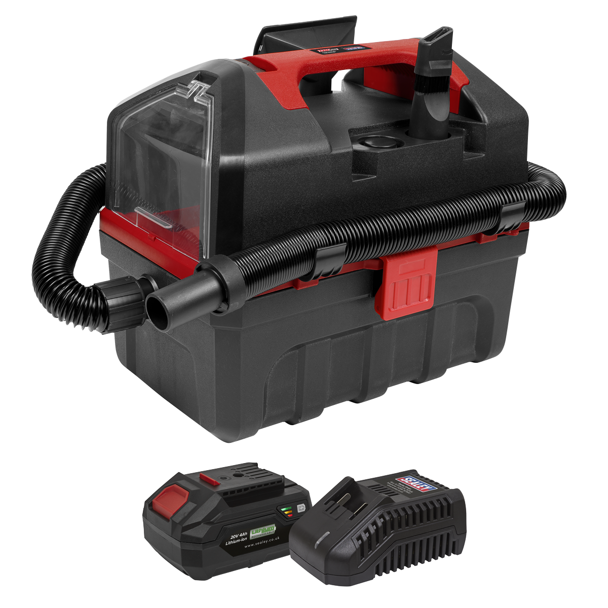 SV20 Series 10L Cordless Wet & Dry Vacuum Kit 20V 4Ah