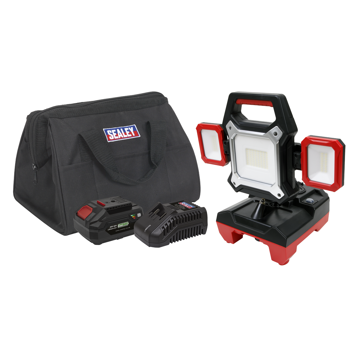 SV20 Series 2-in-1 Cordless/Corded 45W SMD LED Worklight Kit 20V 4Ah