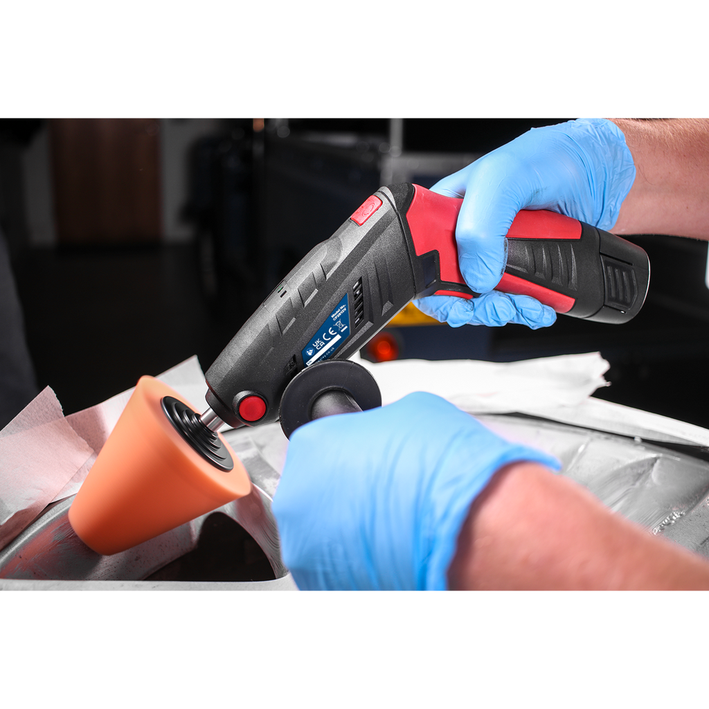 Cordless Mini Sander/Polisher Kit 75mm 12V