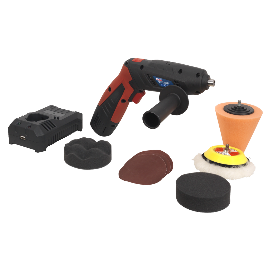 Cordless Mini Sander/Polisher Kit 75mm 12V