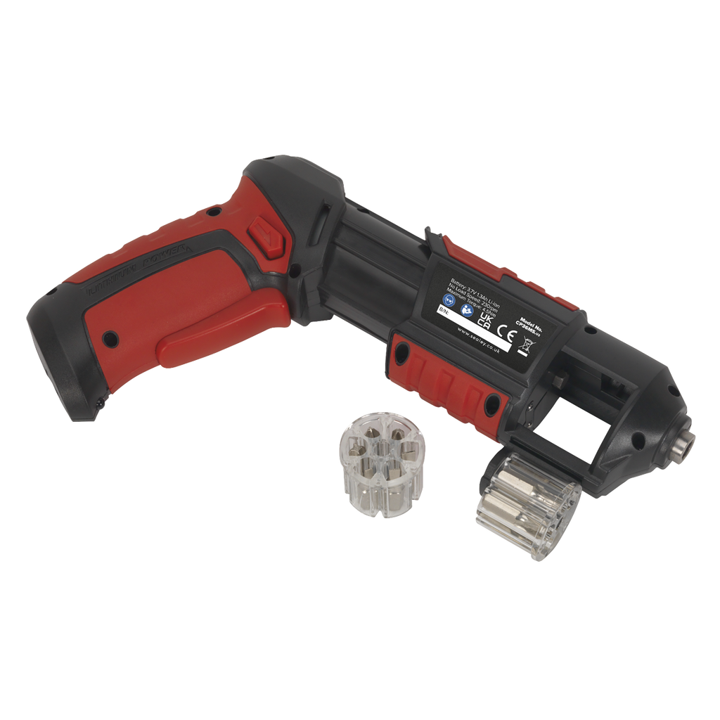 Cordless Quick Select Screwdriver 3.7V 14pc