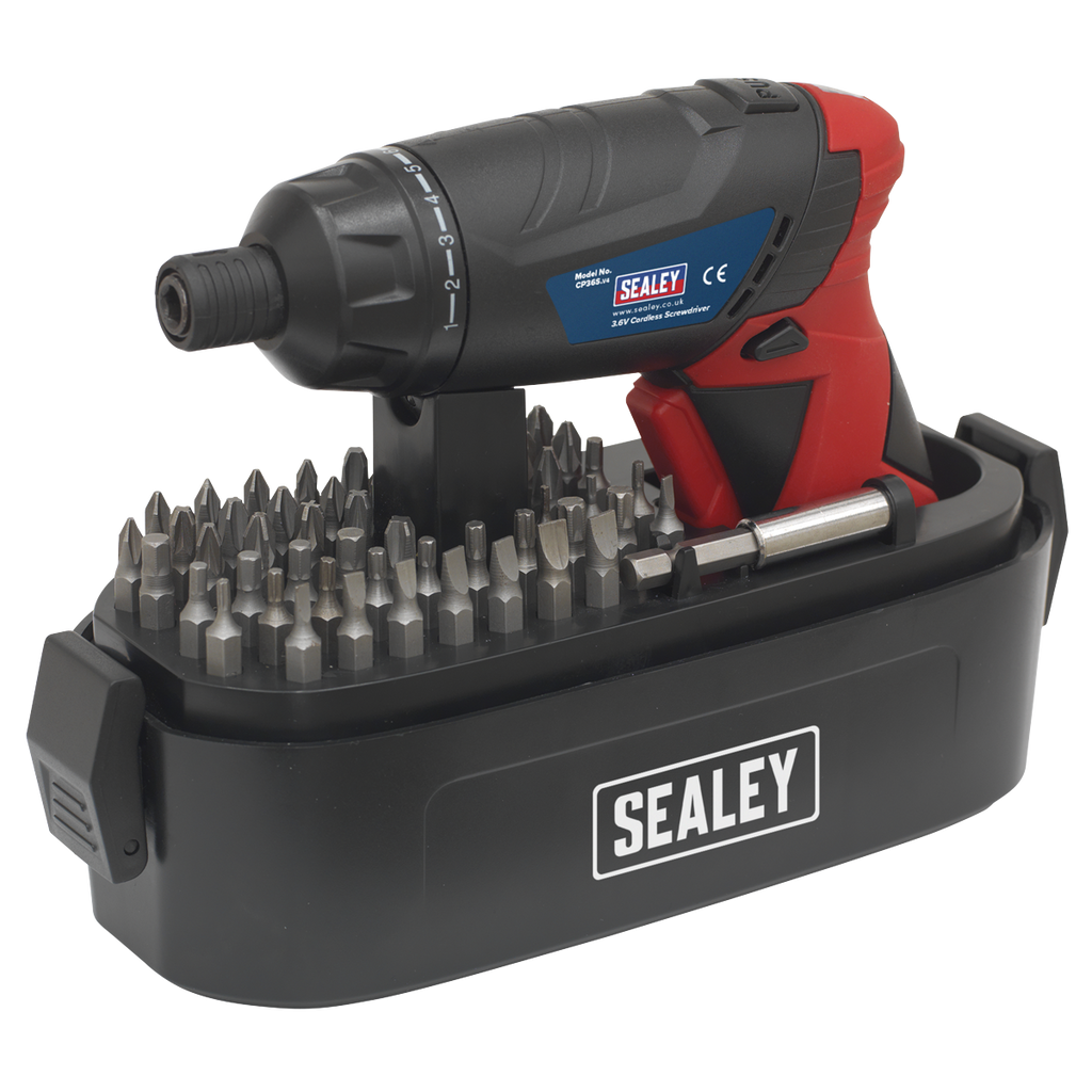 Cordless Screwdriver Set 3.6V 53pc