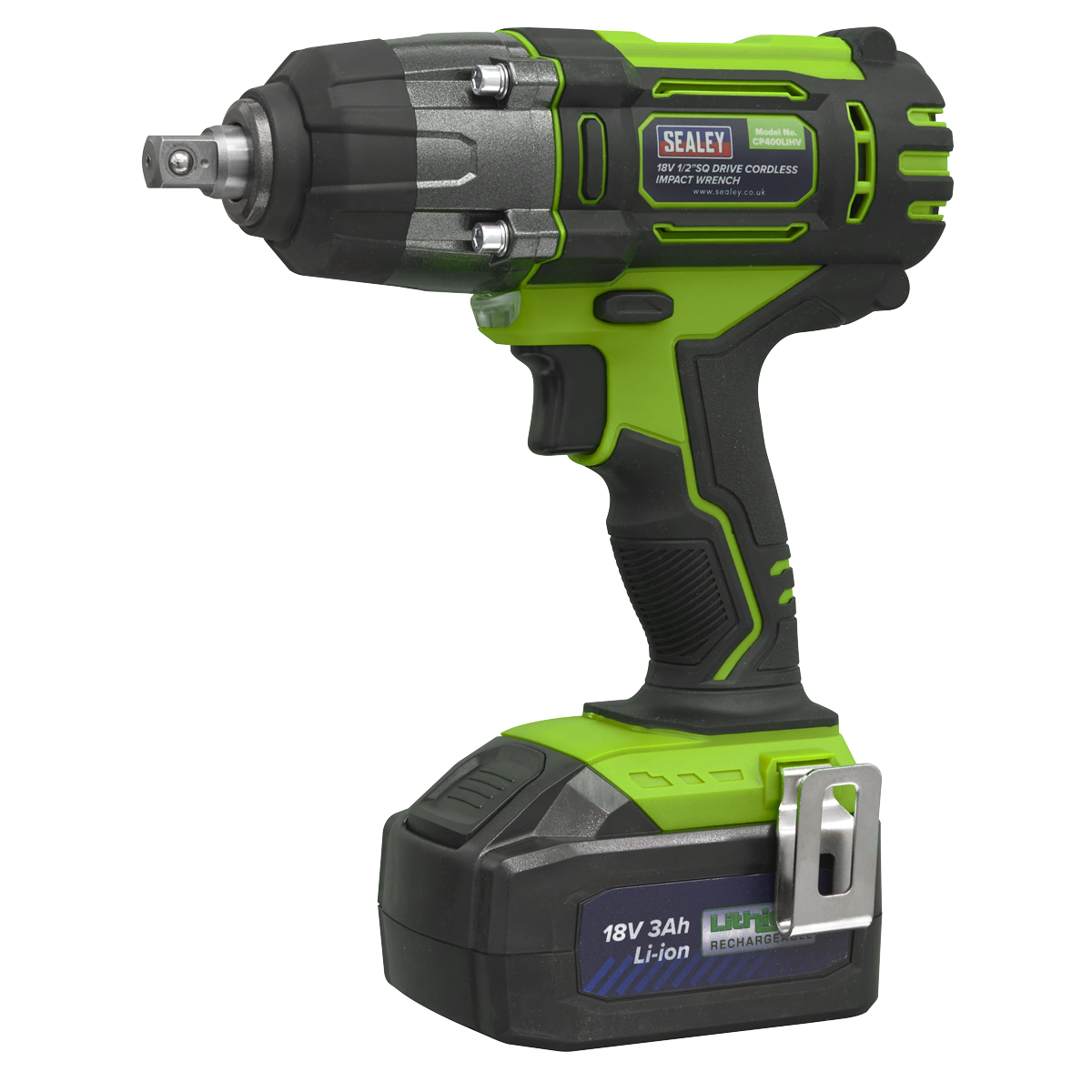 1/2"Sq Drive Hi-Vis Cordless Impact Wrench 18V 3Ah