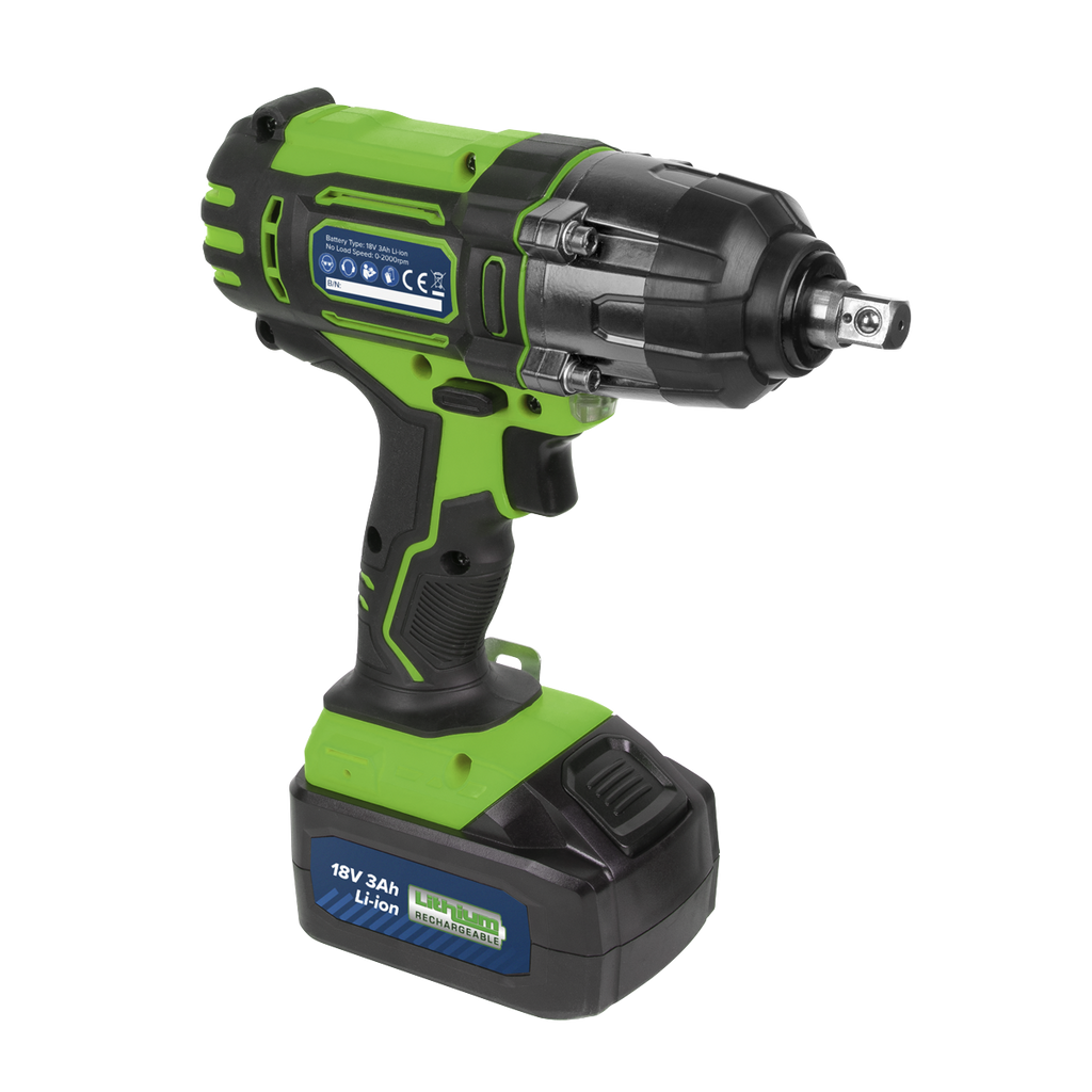 Low Profile Trolley Jack & Impact Wrench Combo, Green (2001LEHVCOMBO)