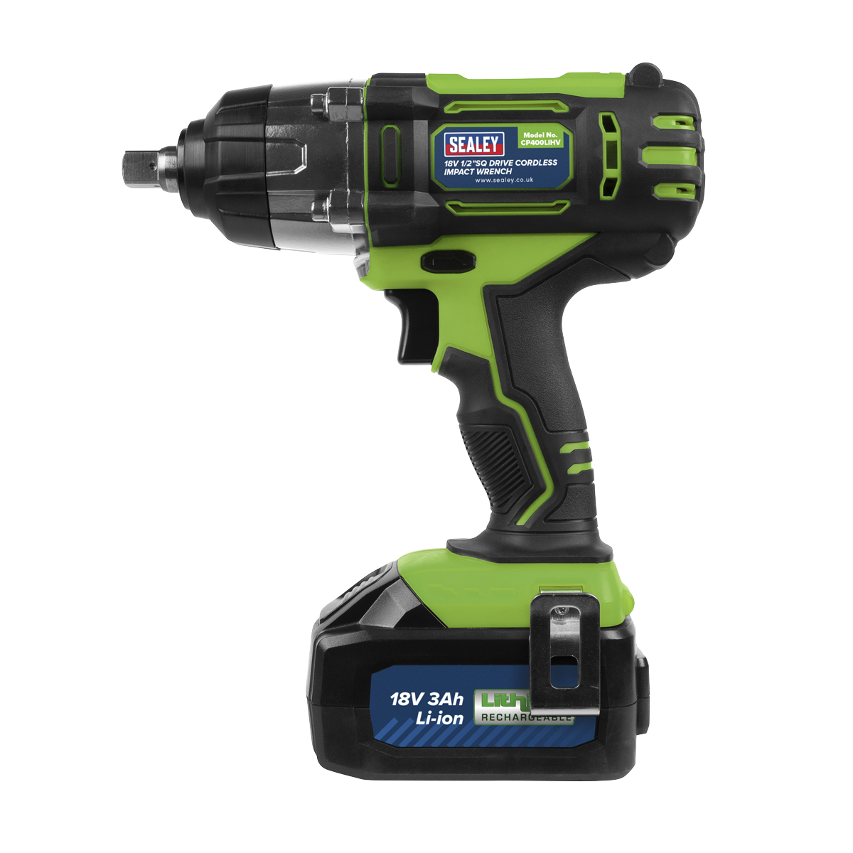 1/2"Sq Drive Hi-Vis Cordless Impact Wrench 18V 3Ah