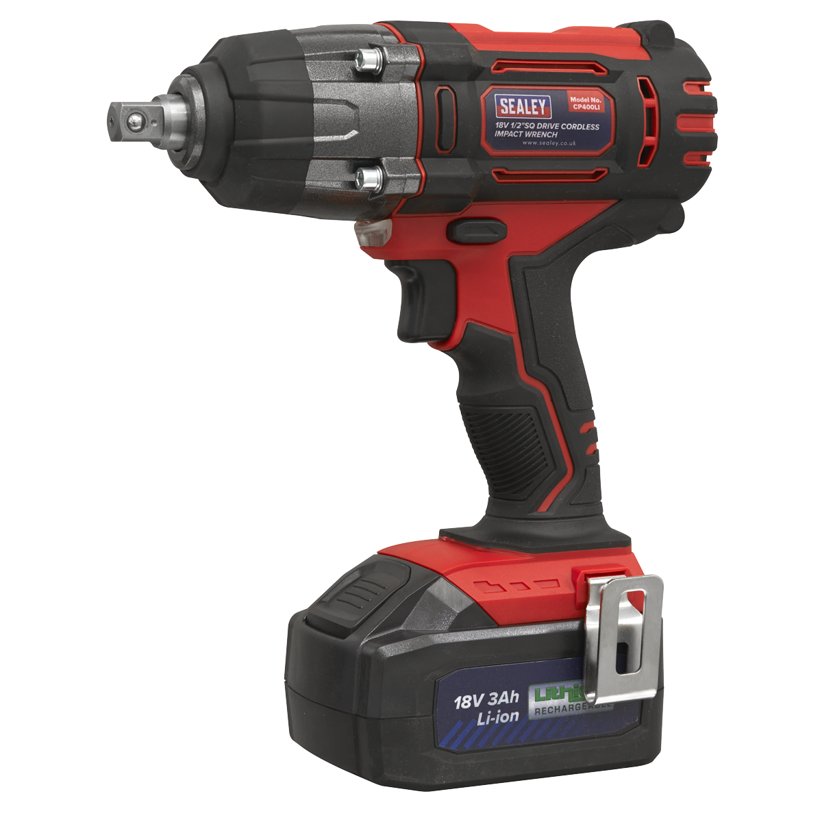 Low Profile Trolley Jack & Impact Wrench Combo, Red (2001LERECOMBO)