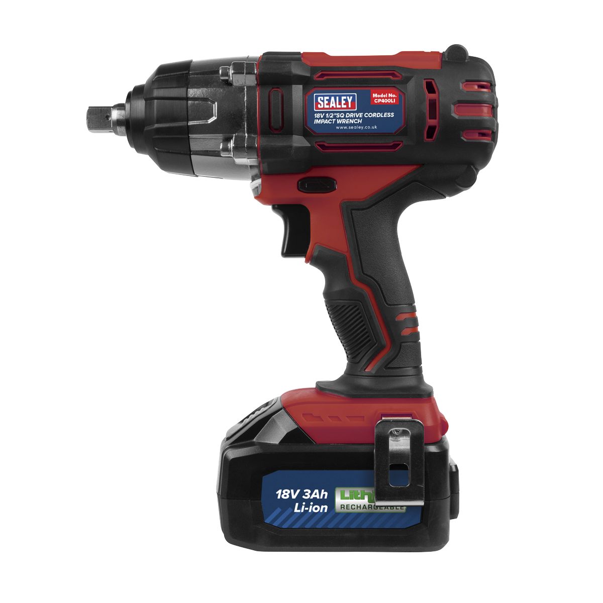 Low Profile Trolley Jack & Impact Wrench Combo, Red (2001LERECOMBO)