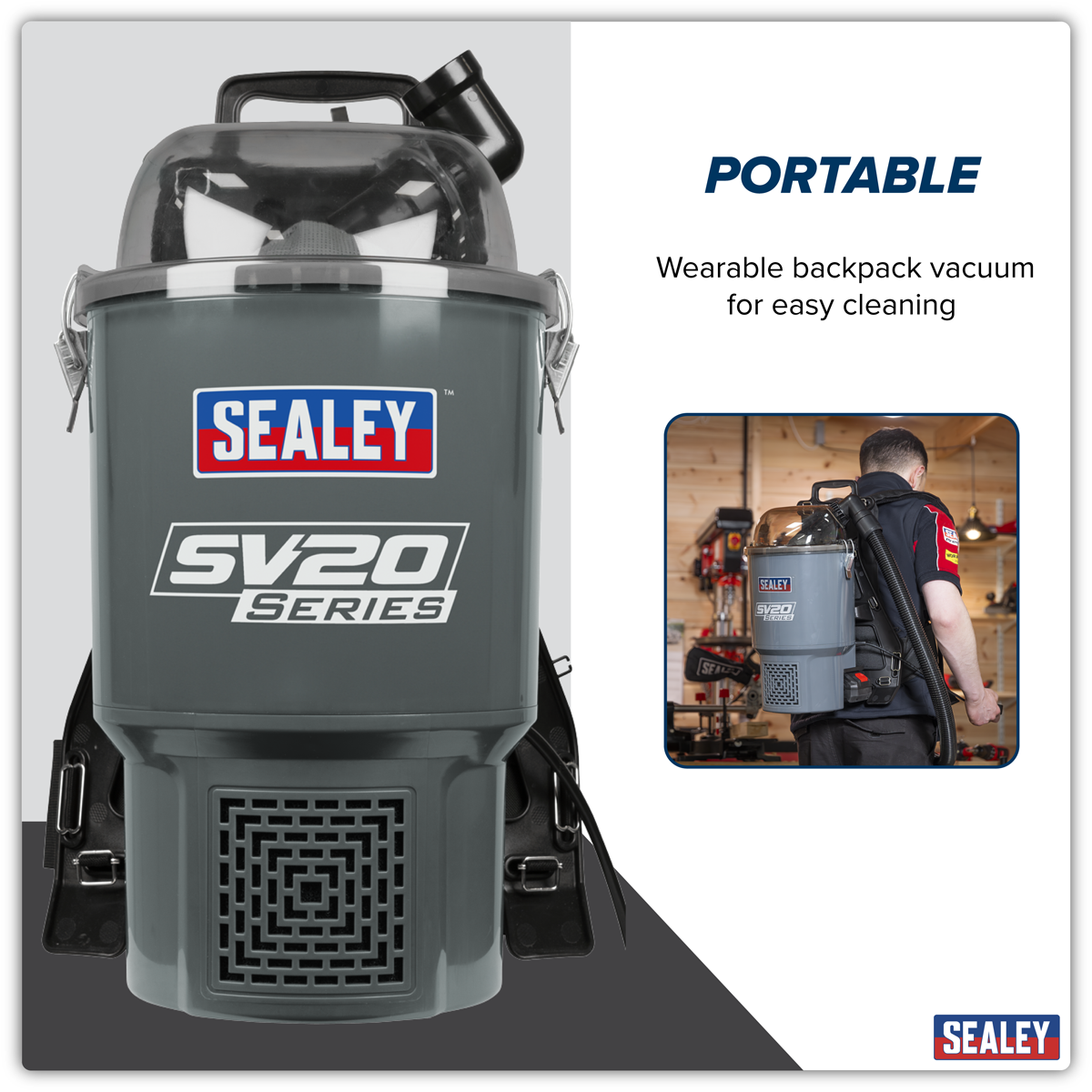 SV20 Series Backpack Vacuum Cleaner Kit 40V (CP40VBVKIT)