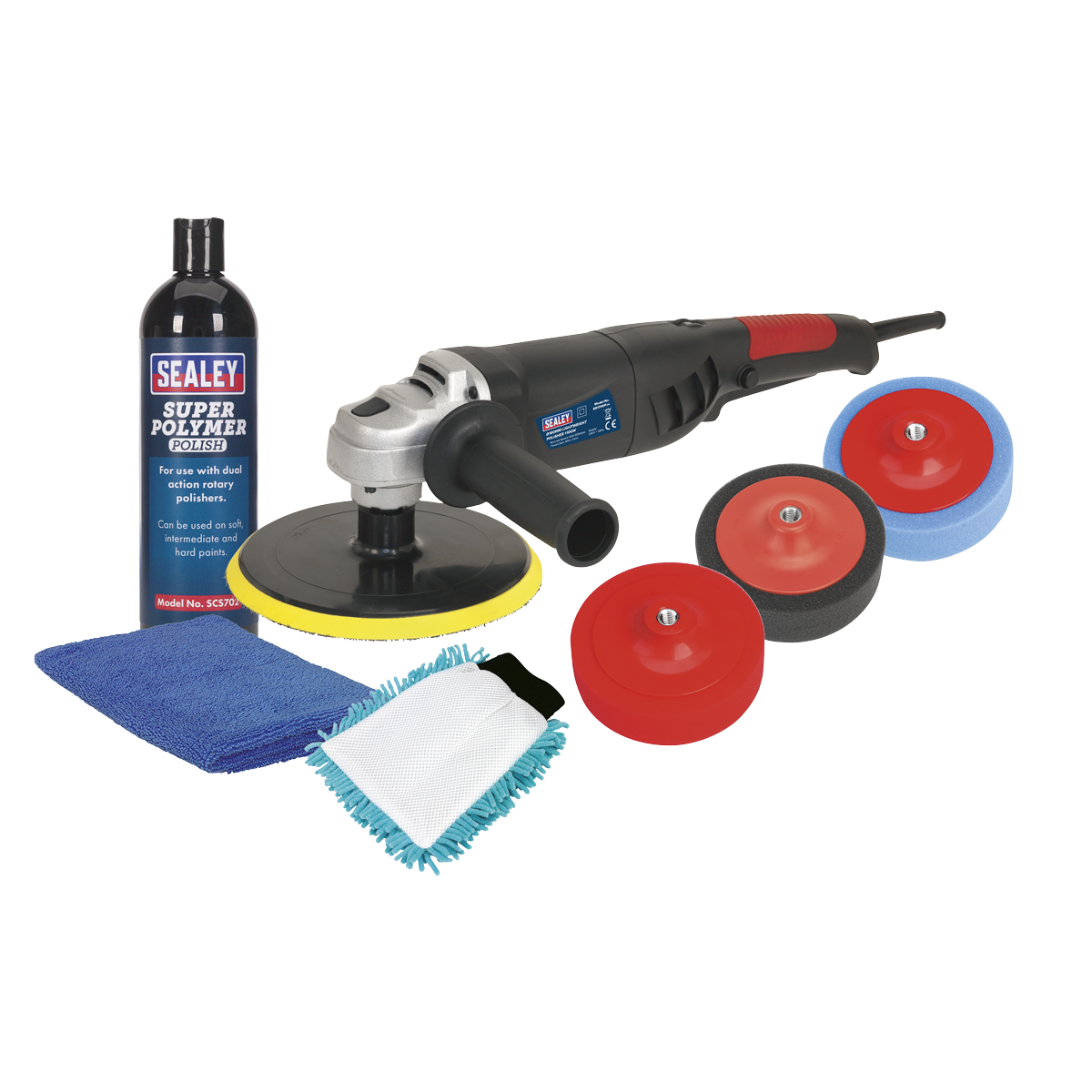 180mm Pro Electric Polisher Kit 1100W/230V