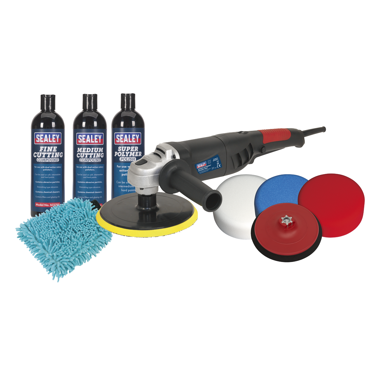 180mm Pro Polishing & Compounding Kit 1100W/230V