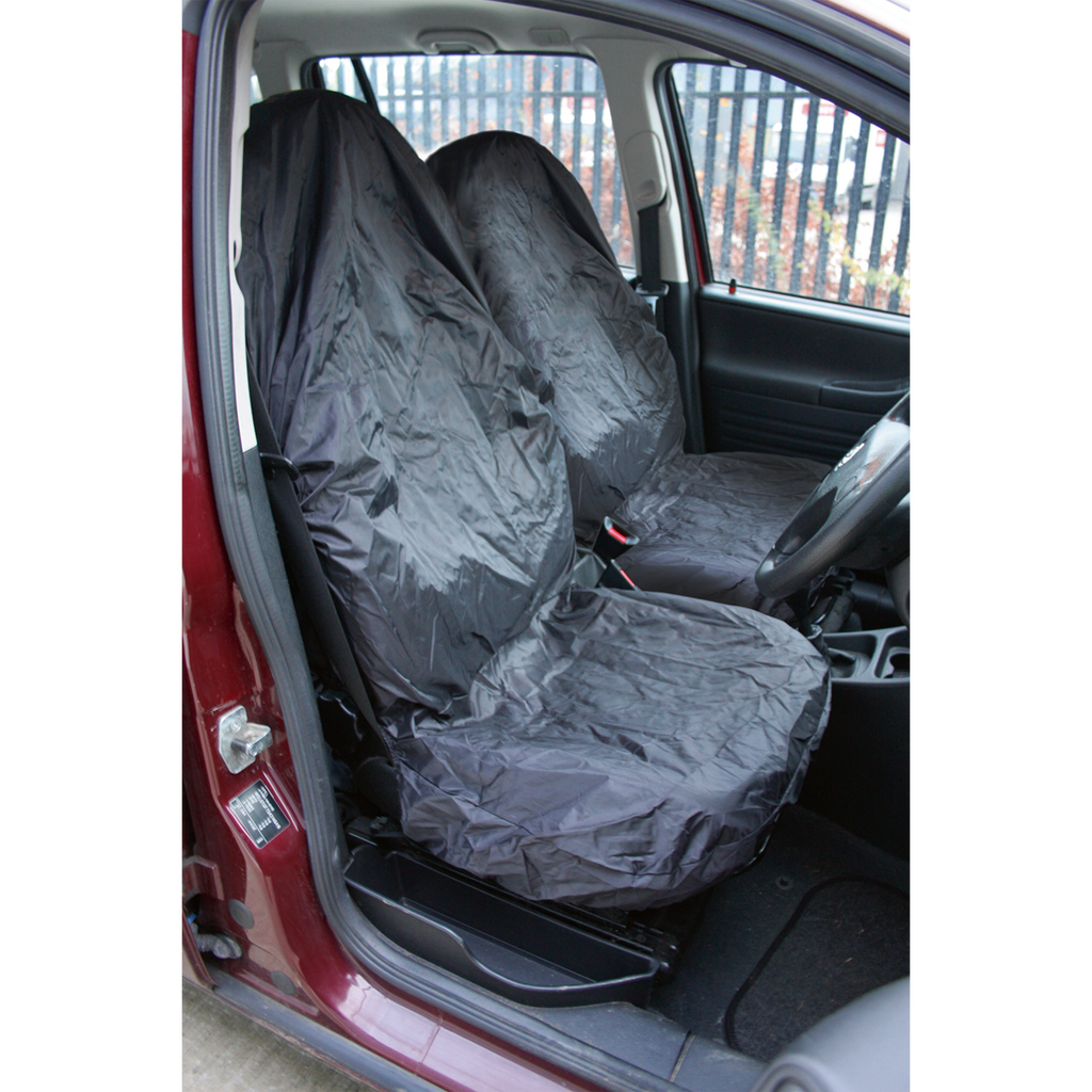 Heavy-Duty Front Seat Protector Set 2pc