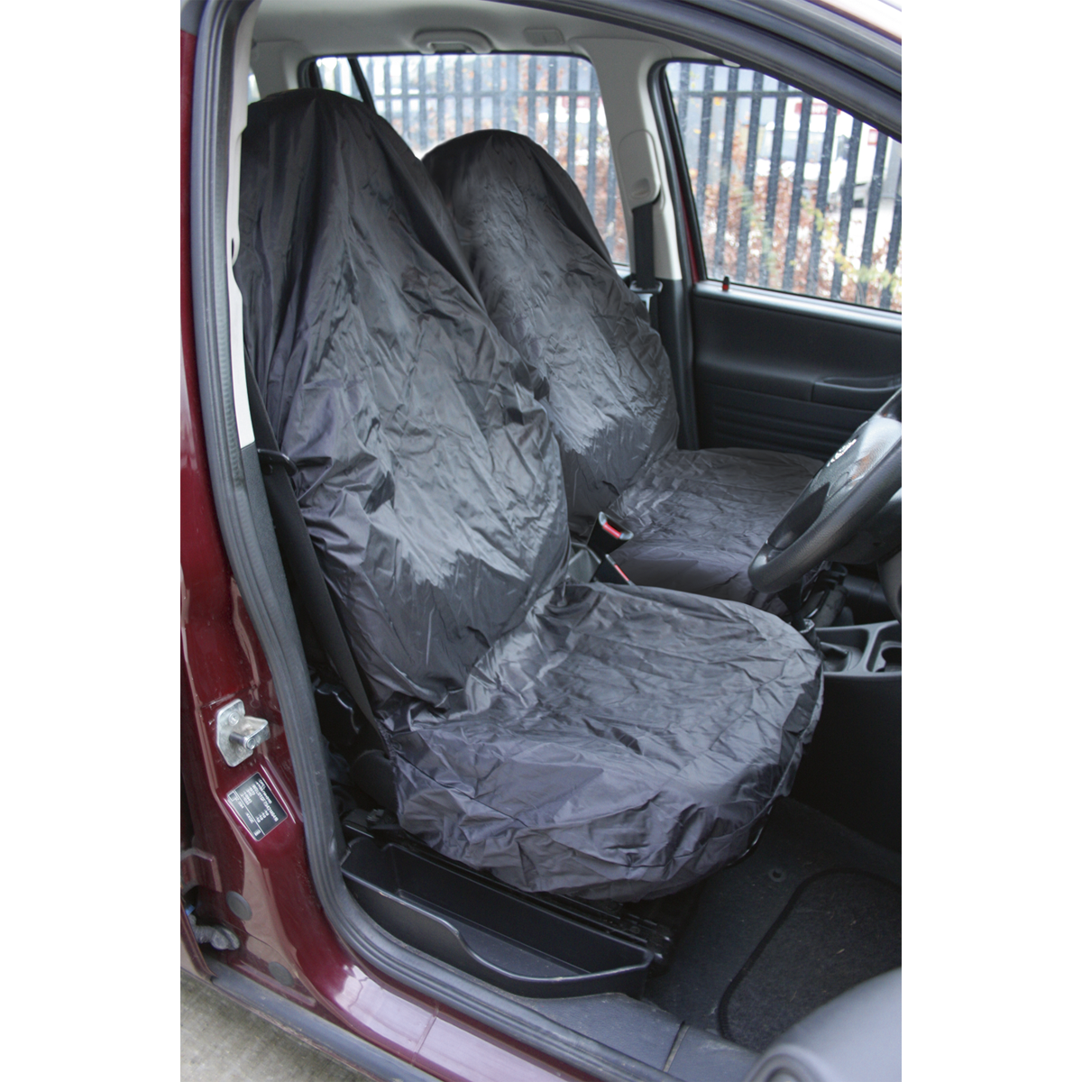 Heavy-Duty Front Seat Protector Set 2pc
