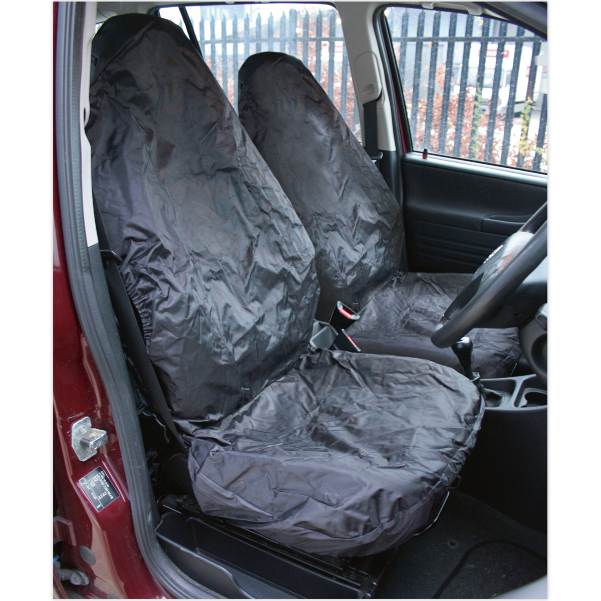 Heavy-Duty Front Seat Protector Set 2pc