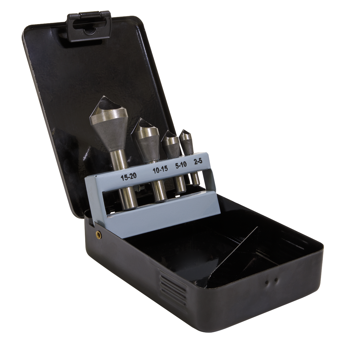 90° Slotted Deburring Countersink Drill Bit Set 4pc