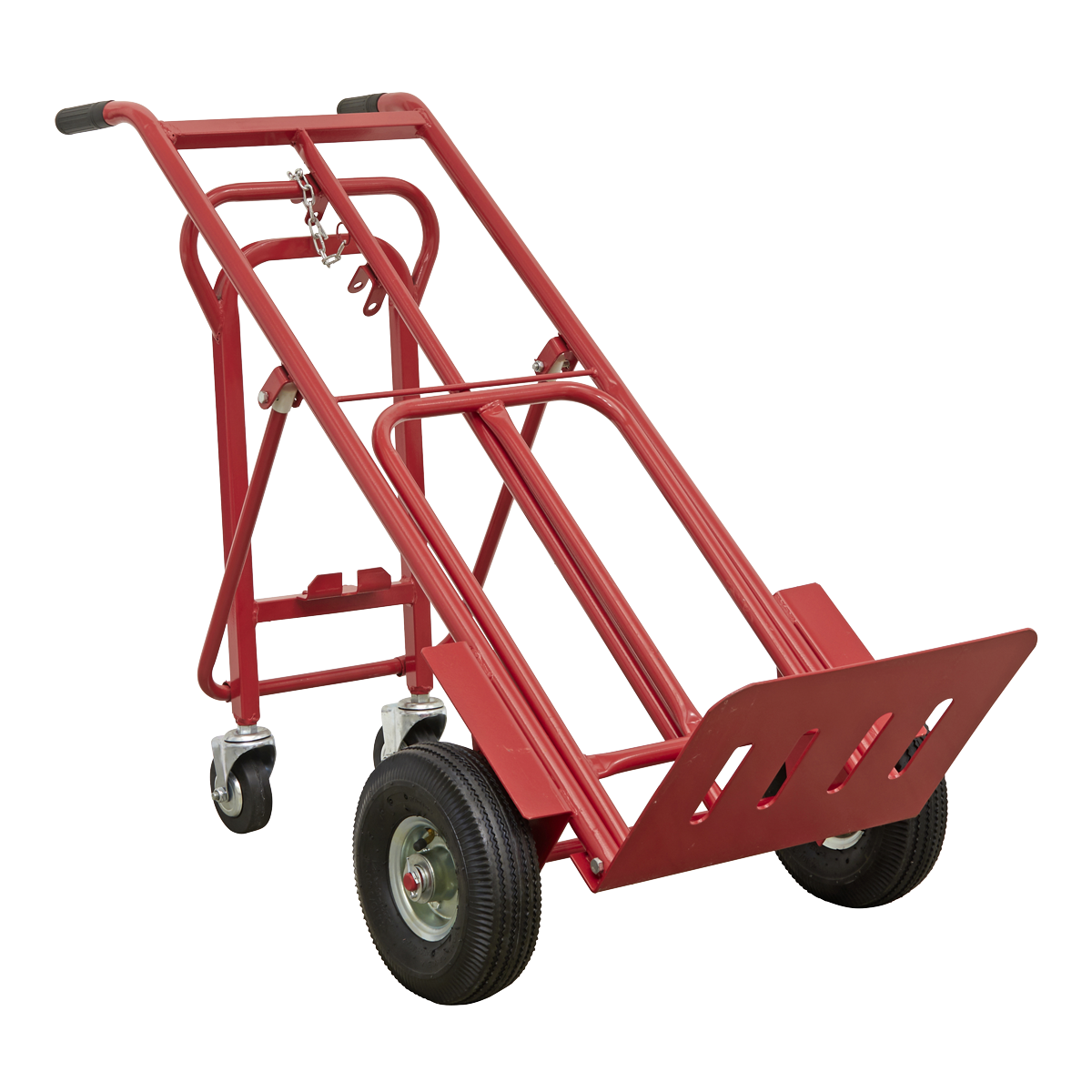 3-in-1 Sack Truck with Pneumatic Tyres 250kg Capacity