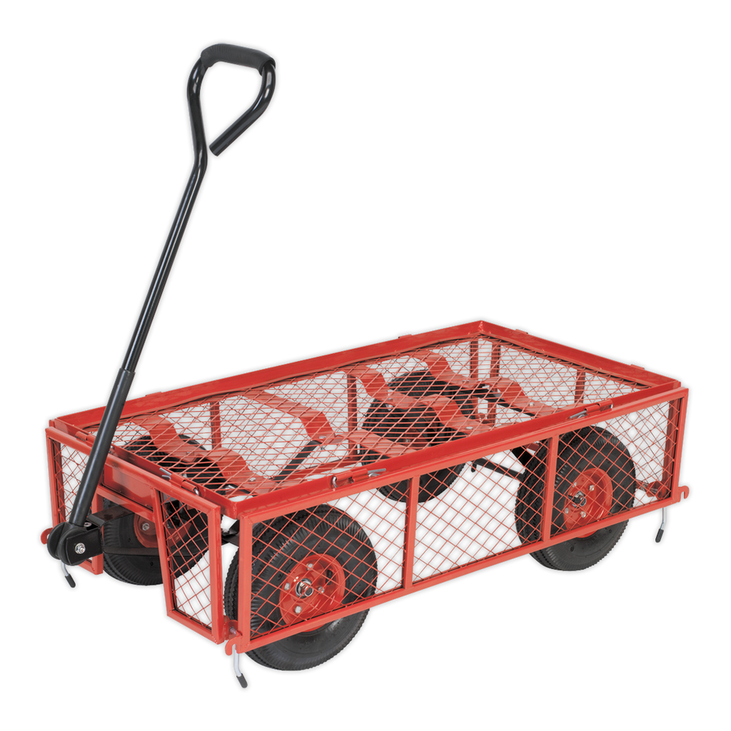 Platform Truck with Removable Sides & Pneumatic Tyres 200kg