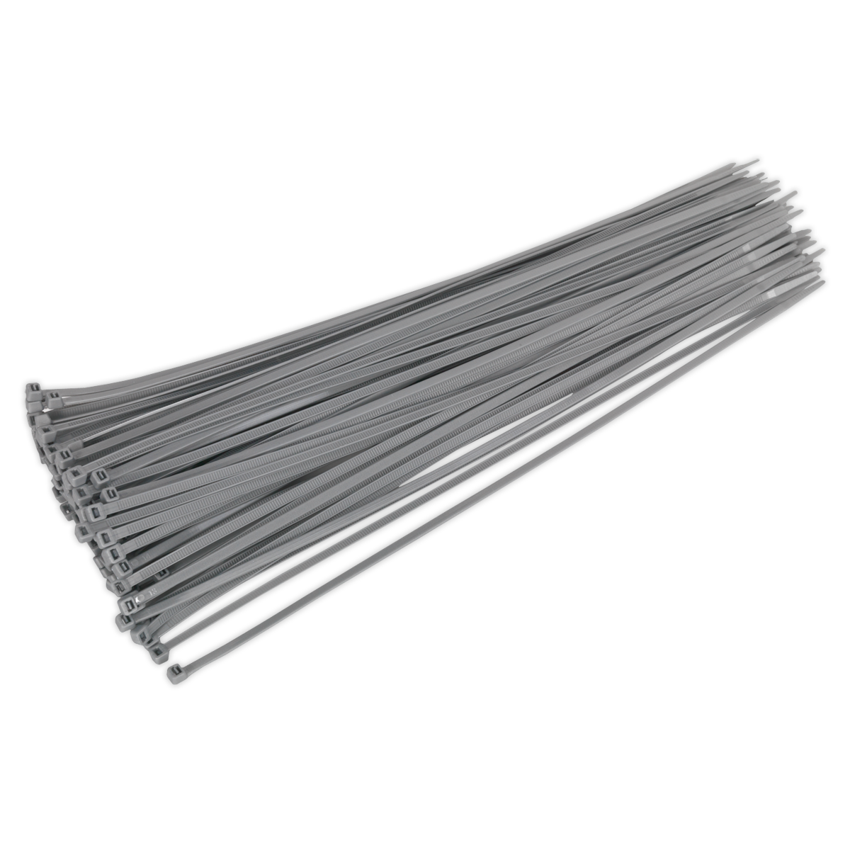 Cable Tie 380 x 4.4mm, Silver - Pack of 100