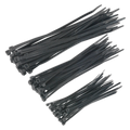 Cable Tie Assortment, Black - Pack of 75