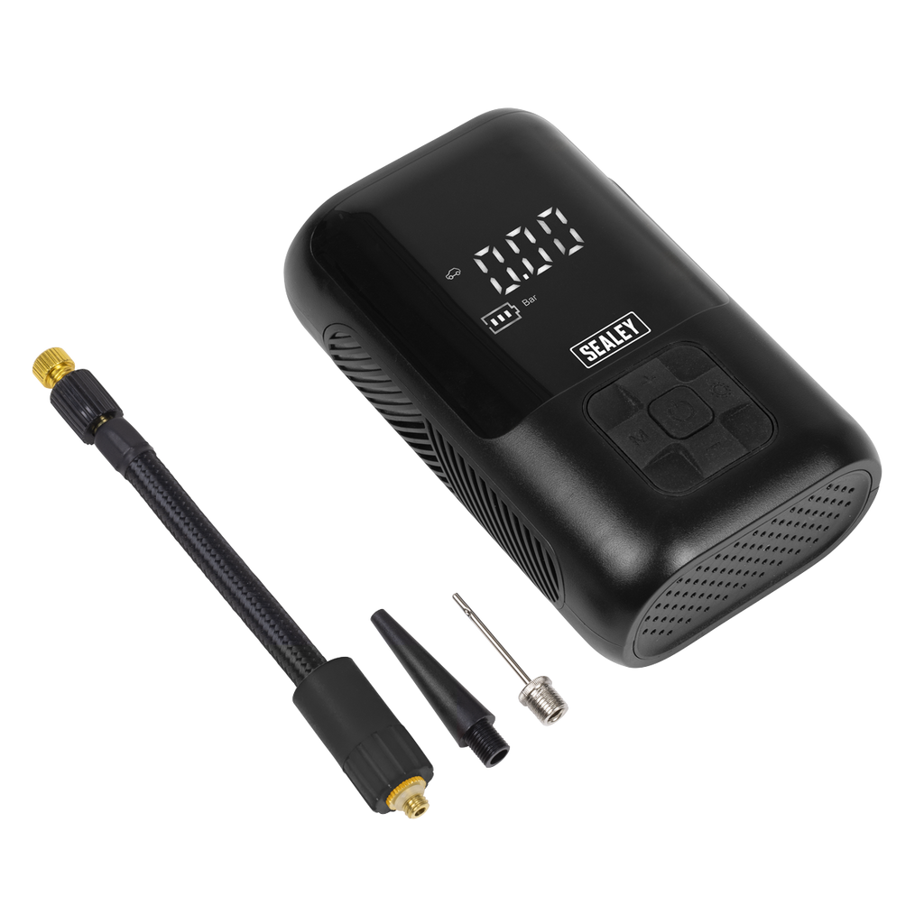 Tyre Inflator & Power Bank with Worklight Rechargeable