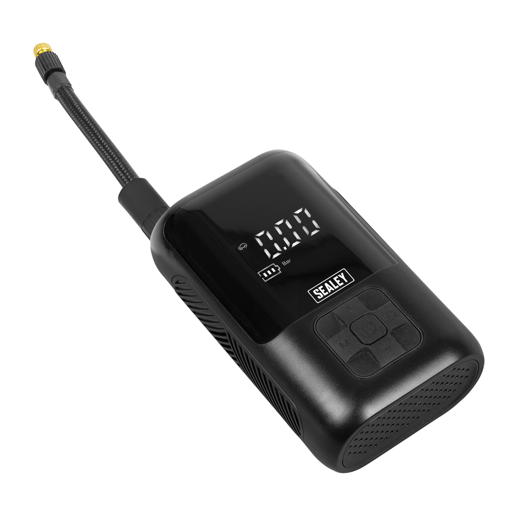 Tyre Inflator & Power Bank with Worklight Rechargeable